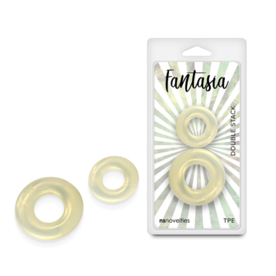 Amber Cock Rings - Set of 2 Sizes