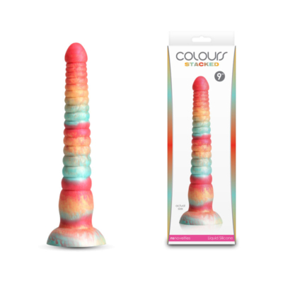 Red/Gold 23 cm Fantasy Dildo