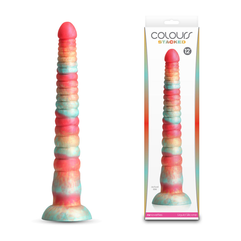 Red/Gold 30.6 cm Fantasy Dildo