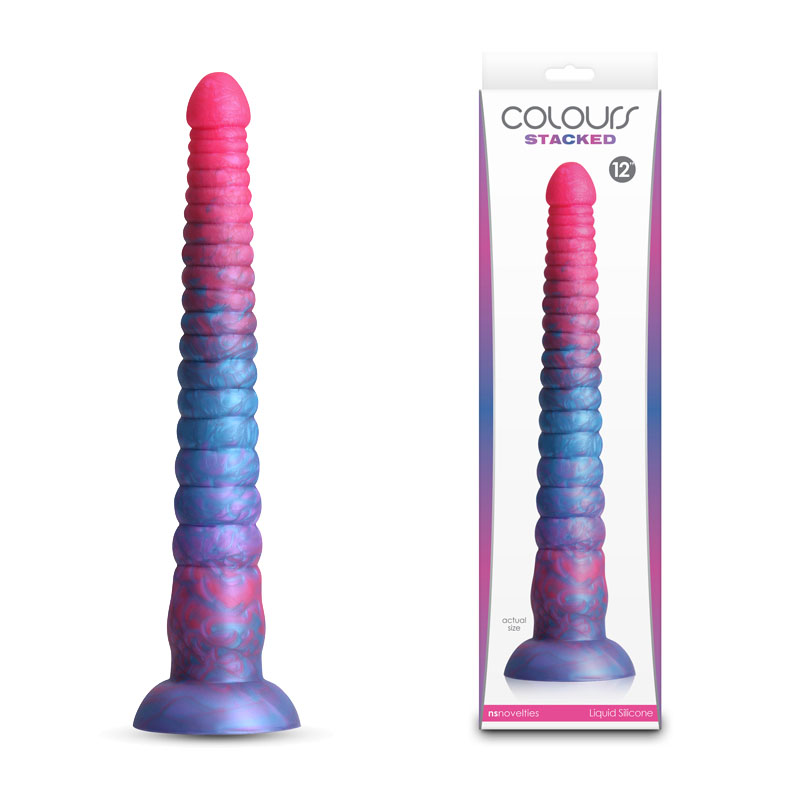 Pink/Blue 30.6 cm Fantasy Dildo