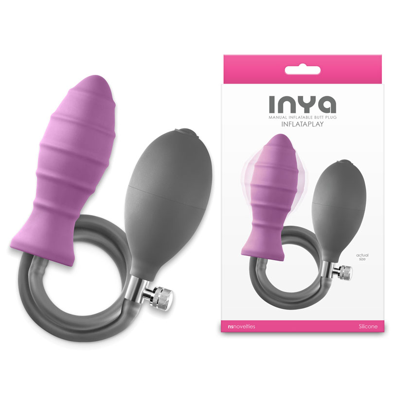 Pink 10.5 cm Inflatable Butt Plug