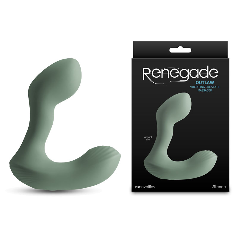 Green 12 cm USB Rechargeable Vibrating Prostate Massager