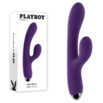Purple 20.6 cm USB Rechargeable Rabbit Vibrator