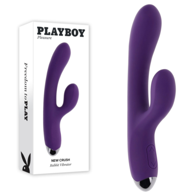 Purple 20.6 cm USB Rechargeable Rabbit Vibrator