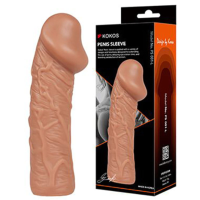 Flesh Large Penis Extension Sleeve