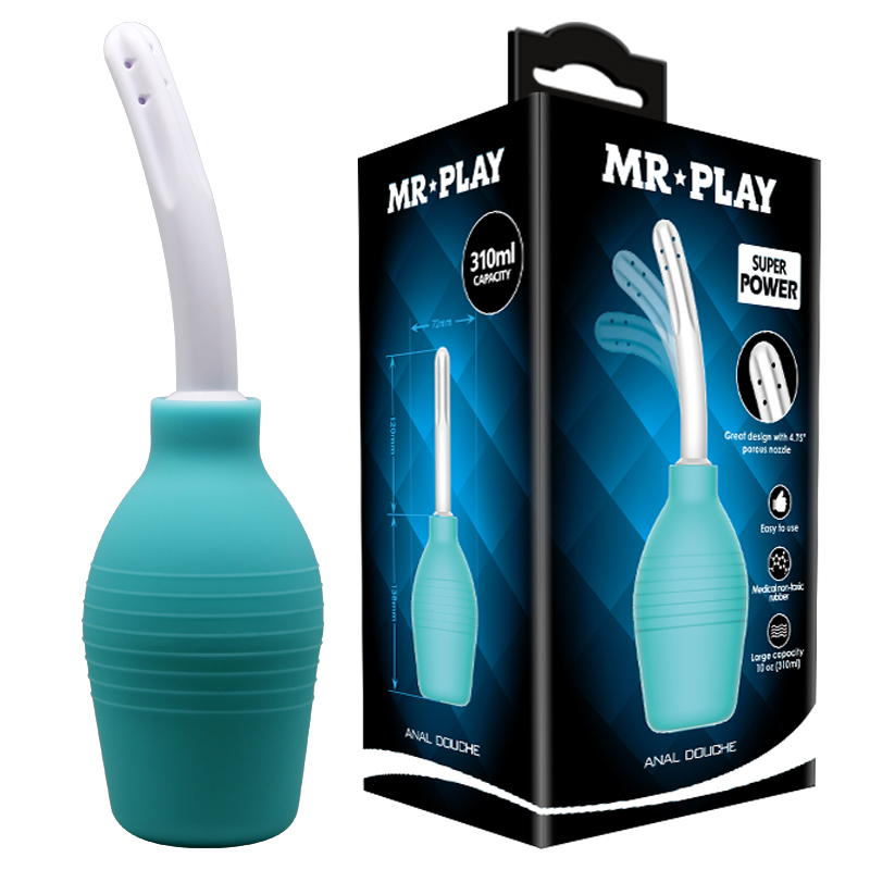 Aqua/White Unisex Douche - 310 ml Capacity