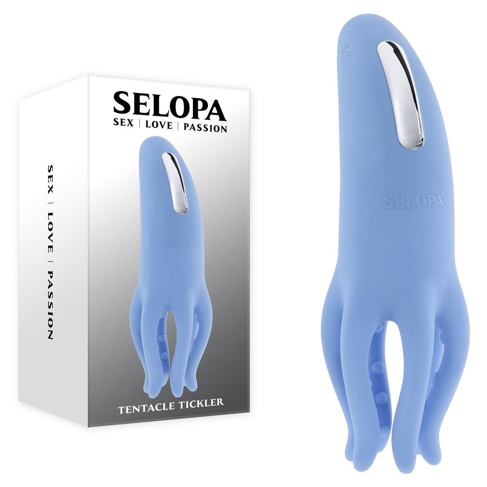 Blue USB Rechargeable Vibrating Stimulator