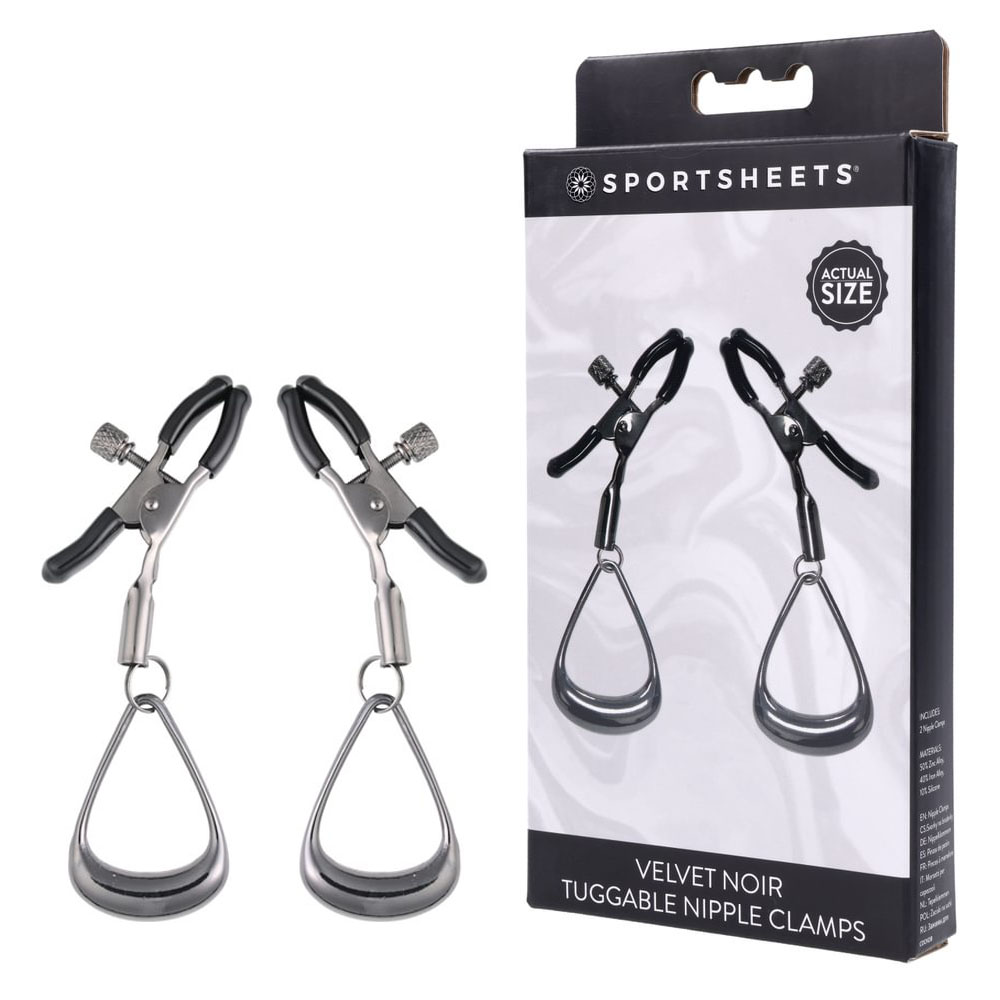 Gunmetal Adjustable Nipple Restraints