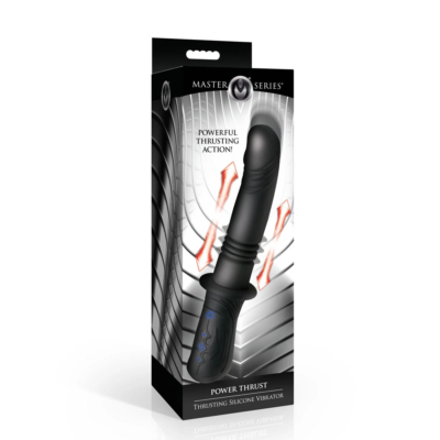 Black 26.4 cm USB Rechargeable Thrusting Vibrator