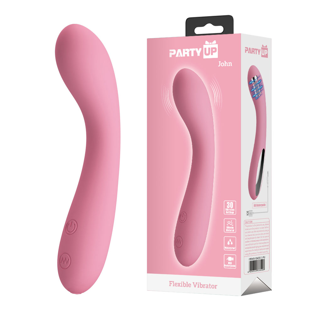 Pink 16 cm USB Rechargeable Vibrator