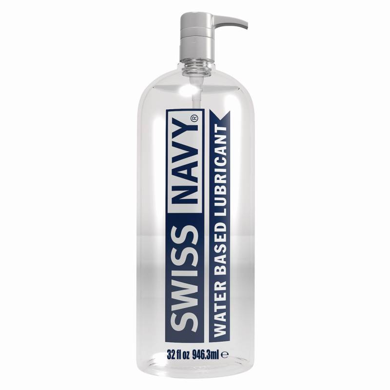 <p>Swiss Navy Premium Water Based Lubricants setting the standard in today's marketplace. The finest ingredients available are blended into these advanced formulas for exceptional glide and slickness. The sleek packaging is designed with a convenient single-hand pump for easy
