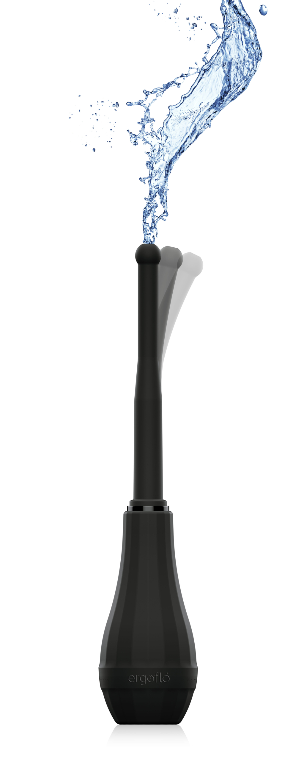 The ergoflo director anal douche comes with a medical grade contoured bulb featuring air valve technology. This industry-first reduces messy back-flow