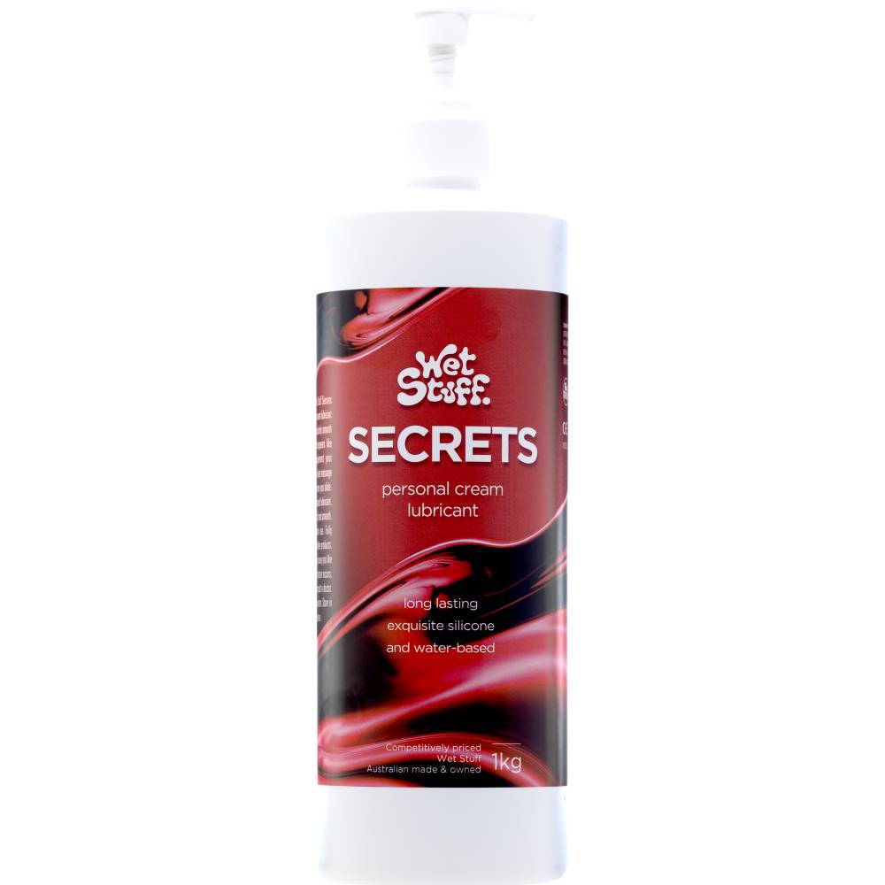 <p>Wet Stuff Secrets is the original synergy product bringing together the finest texture features of silicone with the wash off characteristic of water based gels. This cream has a soft velvet beginning texture that slowly firms to give a great sense of friction before breaking to a slick bodyglide gloss