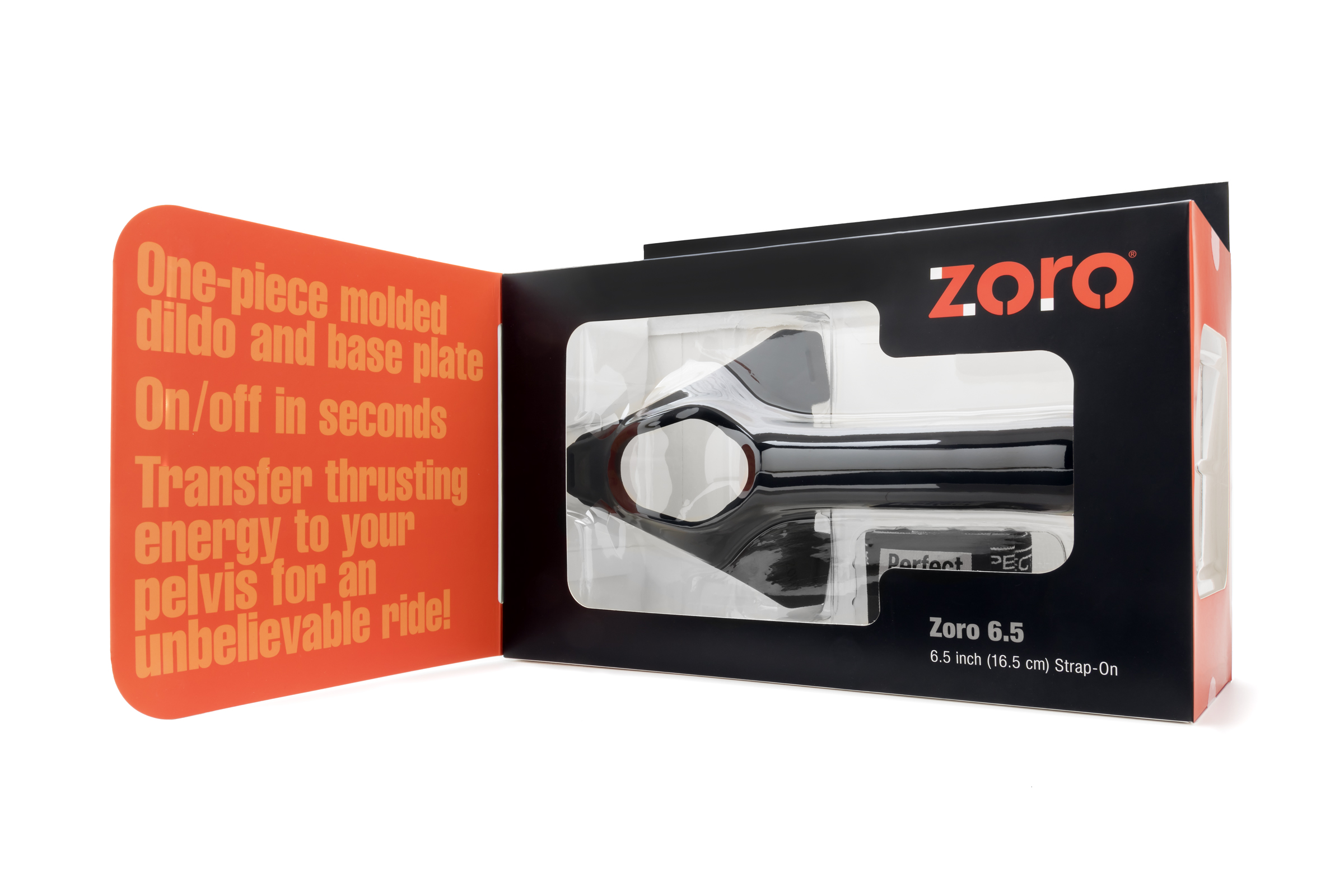 Zoro is the better way to use a strap-on. The one piece construction