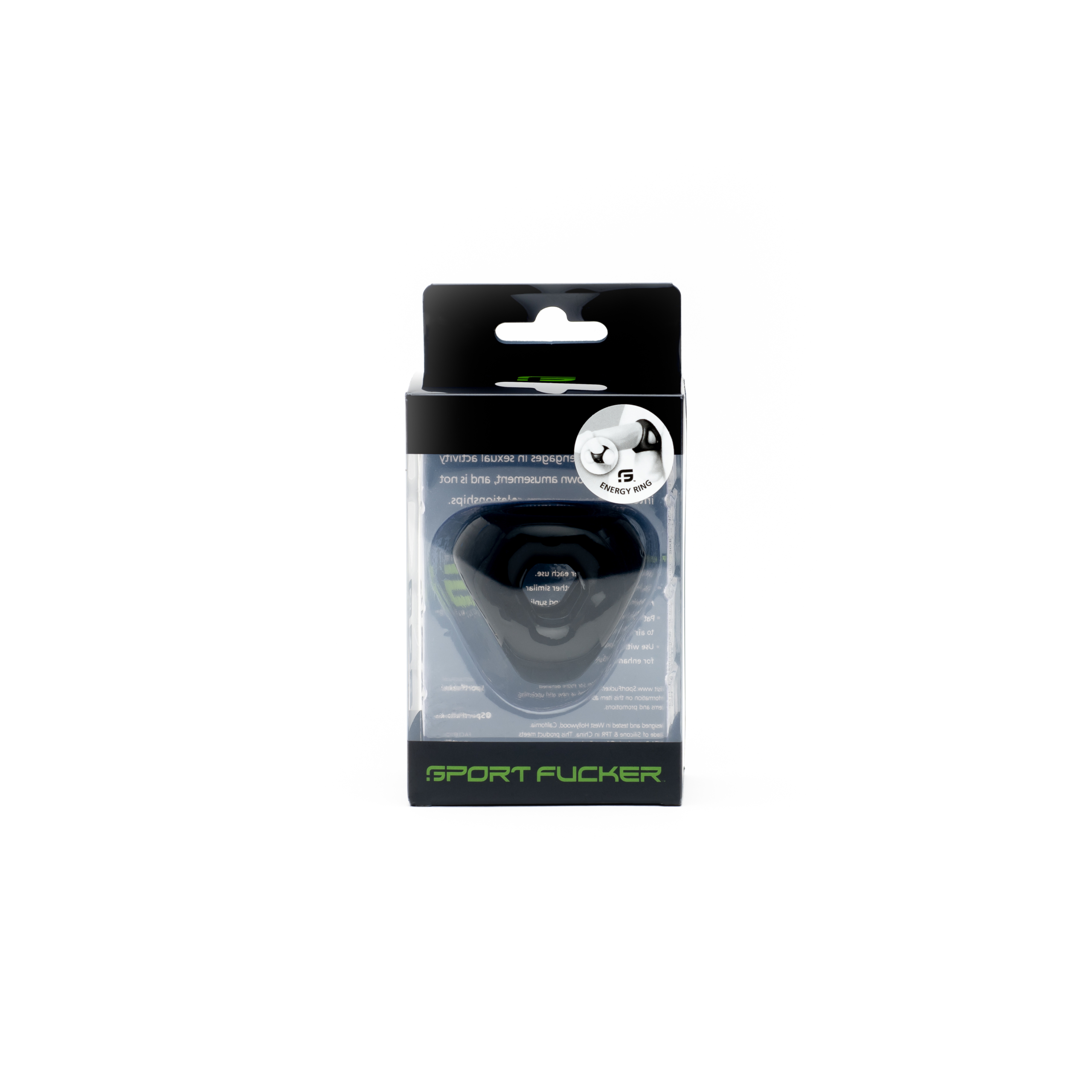 The Energy Ring is Sport Fucker’s newest cock toy. This toy has three main rings and two side rings letting you wear this device a couple of different ways. Take a look at the photos for examples of how to secure your junk using the Energy Ring. Also