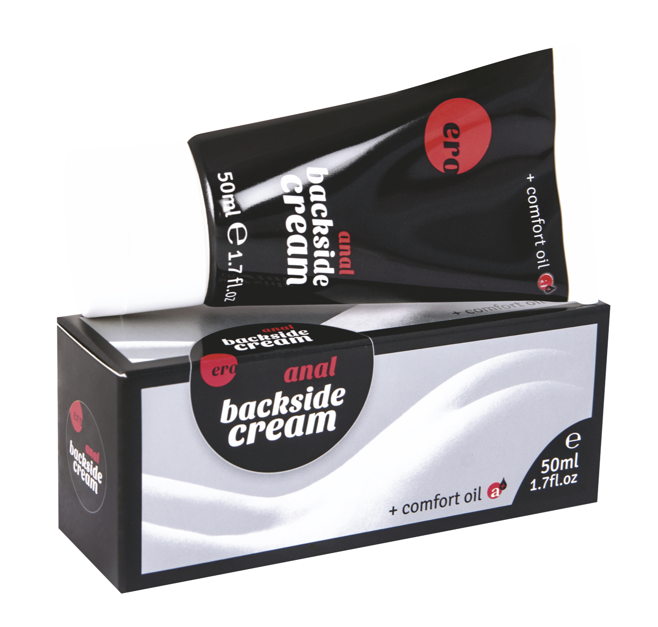 Hot Ero backside spray with A+ comfort oil. Especially for anal sex. The oils contained ensure a very high level of pleasure during anal intercourse. Aloe Vera and Panthenol nourish the skin and make you soft and supple and relaxed at the same time. Maintain the oils contained and relax the skin. This spray contains our renowned comfort oil A+ for a higher level of pleasure during anal intercourse. Contains no narcotics such as lidocaine or benzocaine.