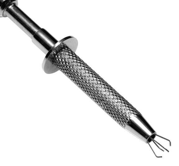 These exciting steel clamps will grasp your skin with 4 slim fingers