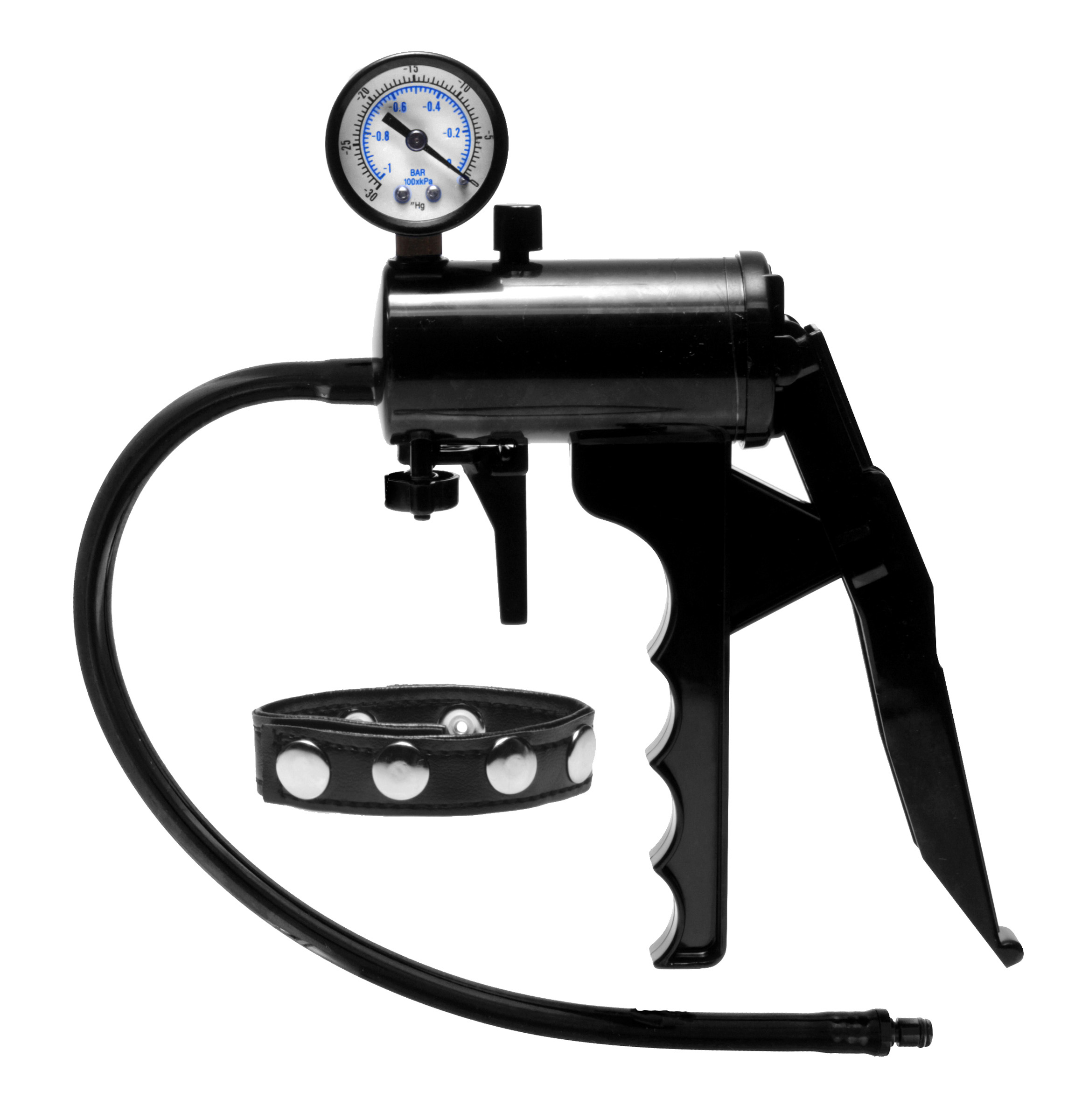 This premium hand pump features an easy grip handle