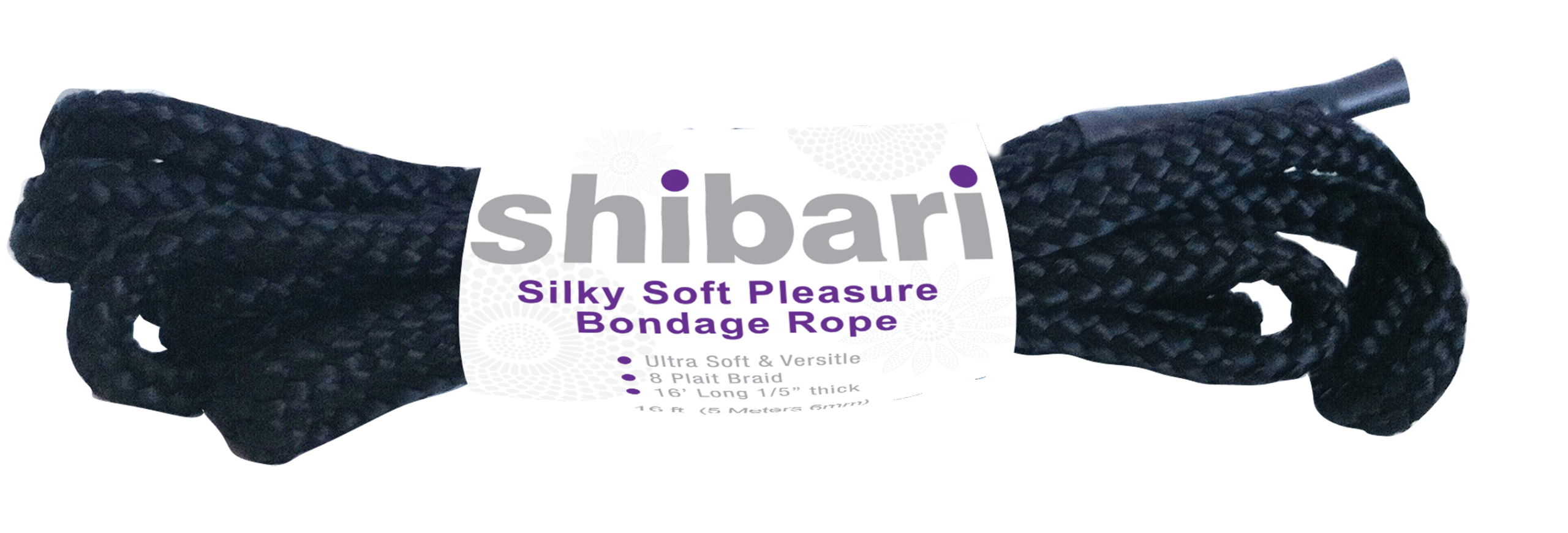 Shibari Silky Soft Bondage Rope is strong yet gentle and soft.
