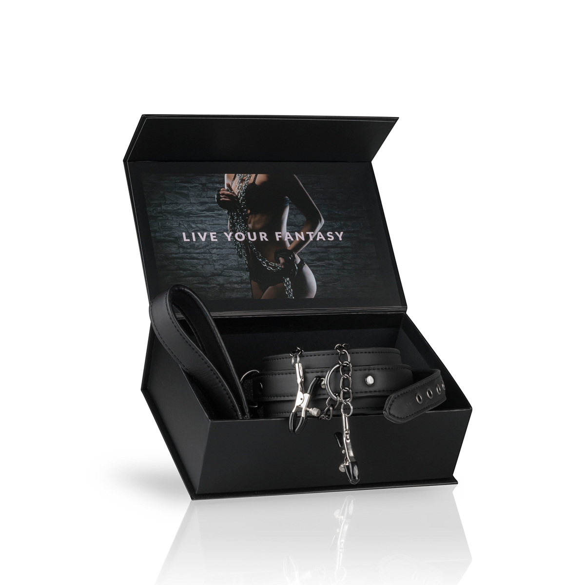 Collar With Nipple Chains - Image 7