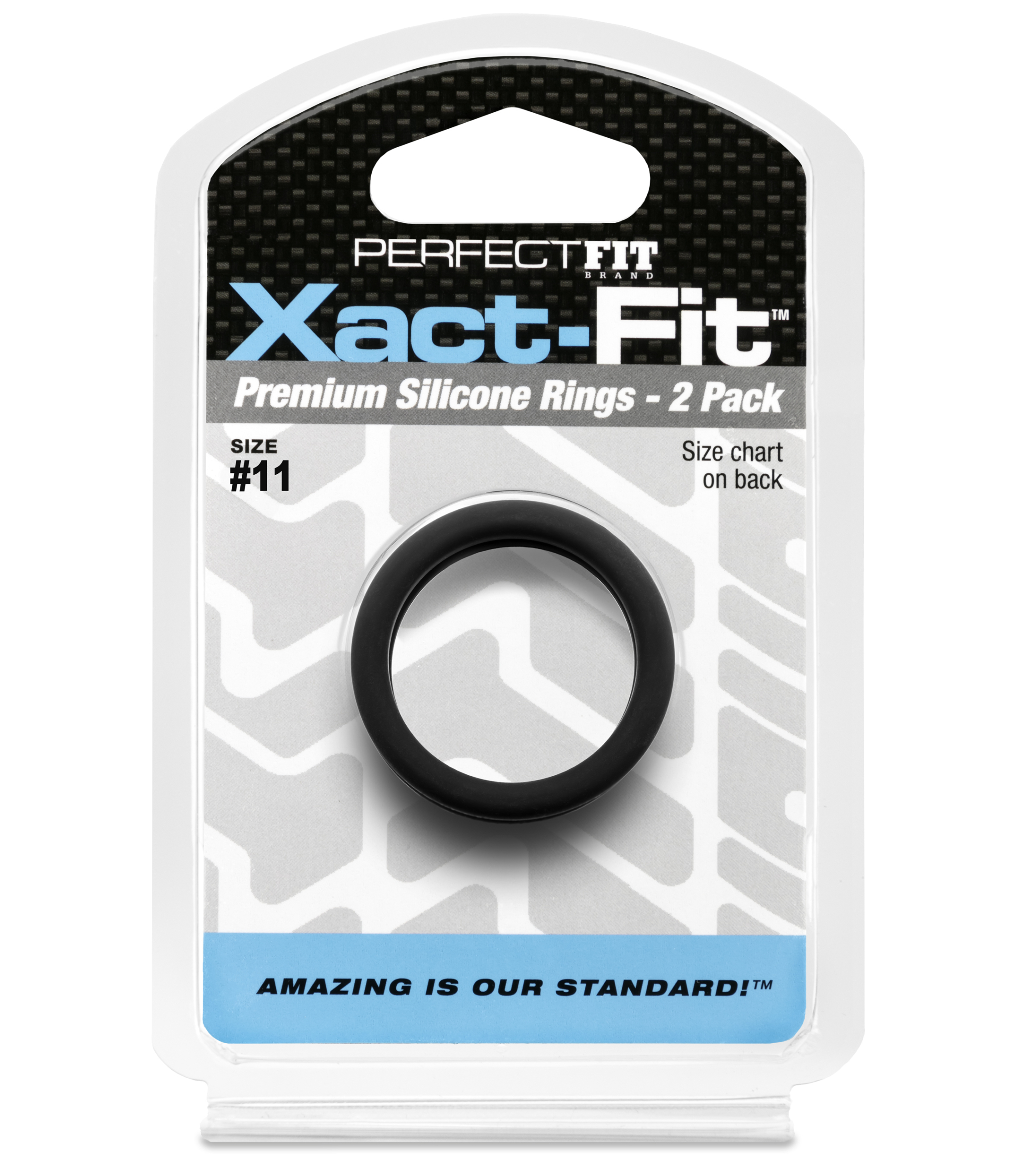 Our Xact-Fitâ„¢ 0.1" incremental cock ring sizing system is the most precise on the market. Super strong