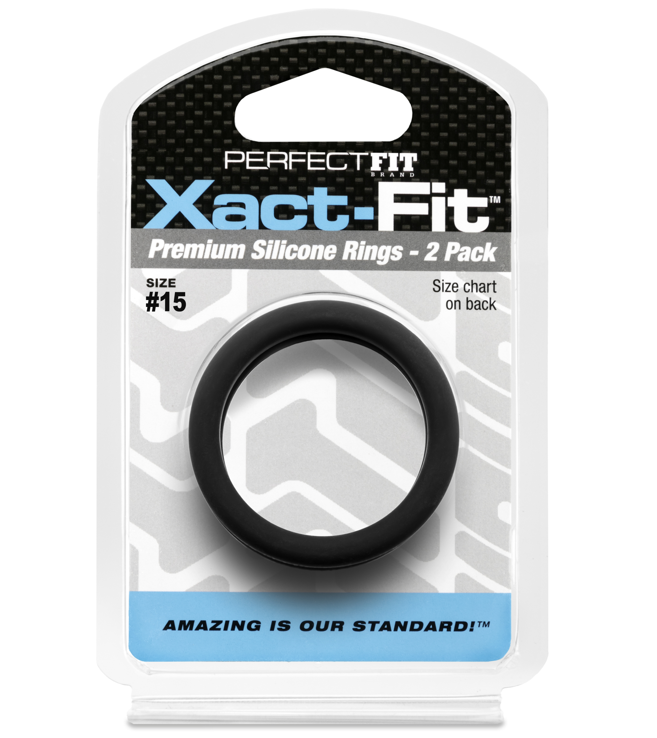 Our Xact-Fitâ„¢ 0.1" incremental cock ring sizing system is the most precise on the market. Super strong