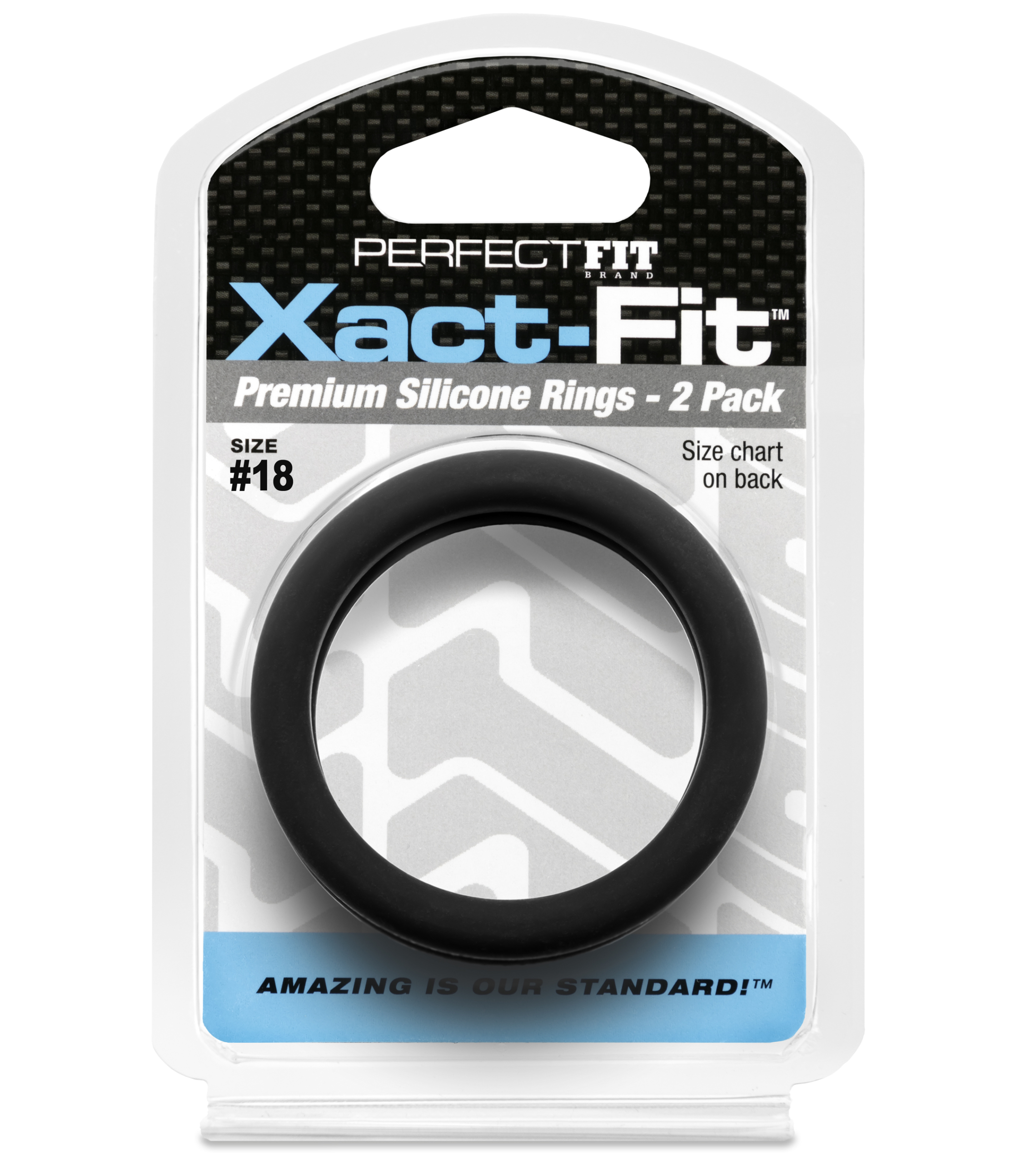 Our Xact-Fitâ„¢ 0.1" incremental cock ring sizing system is the most precise on the market. Super strong