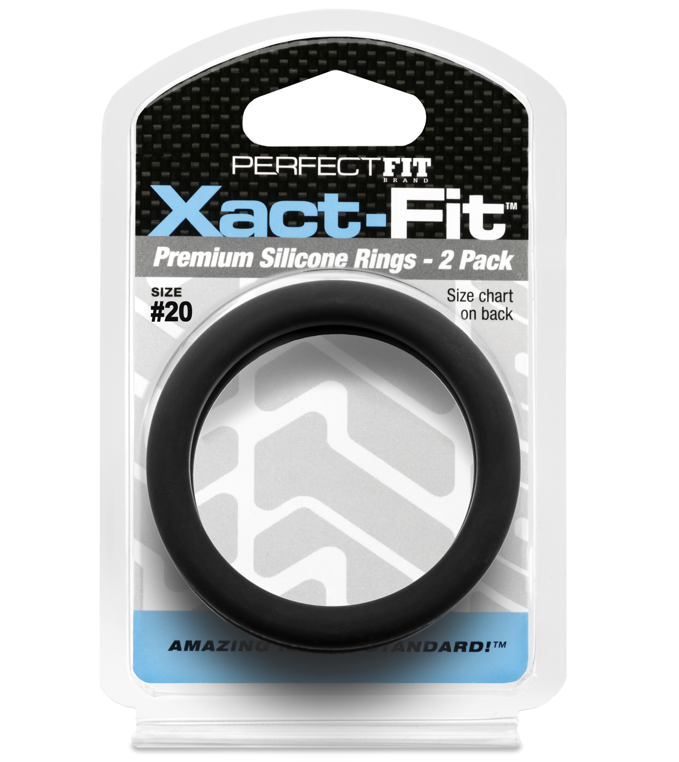Our Xact-Fitâ„¢ 0.1" incremental cock ring sizing system is the most precise on the market. Super strong