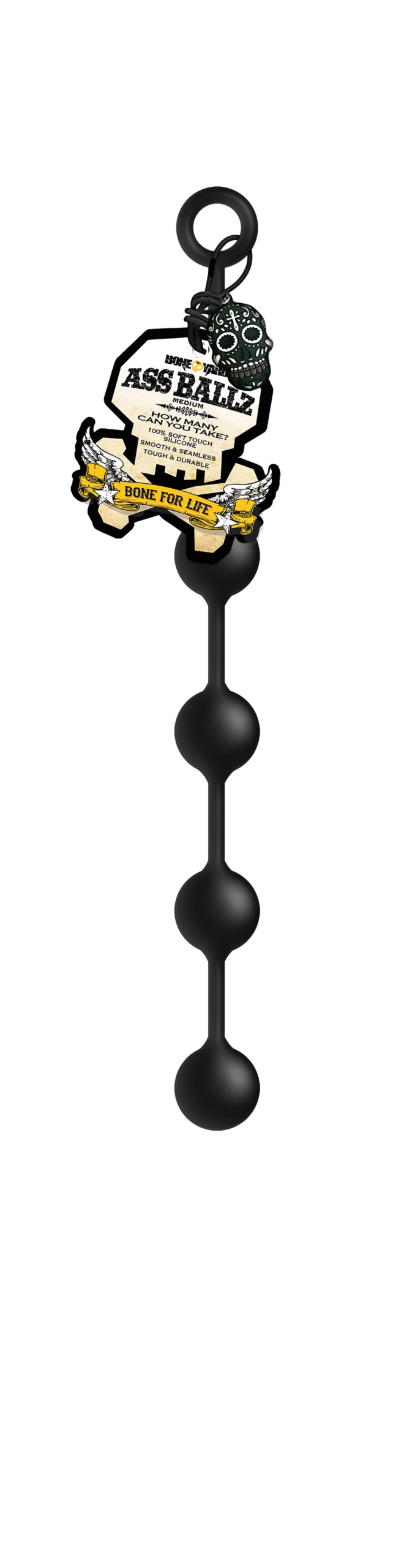 matte surface has a soft touch silicone finish. Each of the 4 insertion balls are 1.6” (4cm) with 1.6” (4cm) length of durable silicone between each. The Baller is extremely pliable and has a ringed handle for a secure grip and easy manipulation. </span><br /><br /><span>Length 16” (40cm) </span><br /><span>Ball Width 1.6” (4cm) </span><br /><span>100% Medical Grade Silicone </span><br /><span>Soft Touch Silicone </span><br /><span>Extremely Durable </span><br /><br /><span>This product is completely hypoallergenic