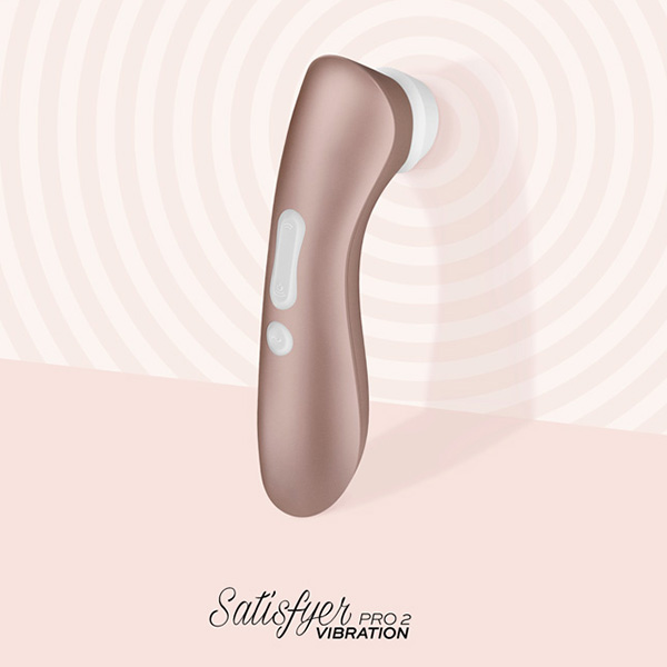 The Pro 2+ adds vibration to the classic experience of our Air-Pulse Technology. The body-friendly silicone ring offers smooth vibrating pressure