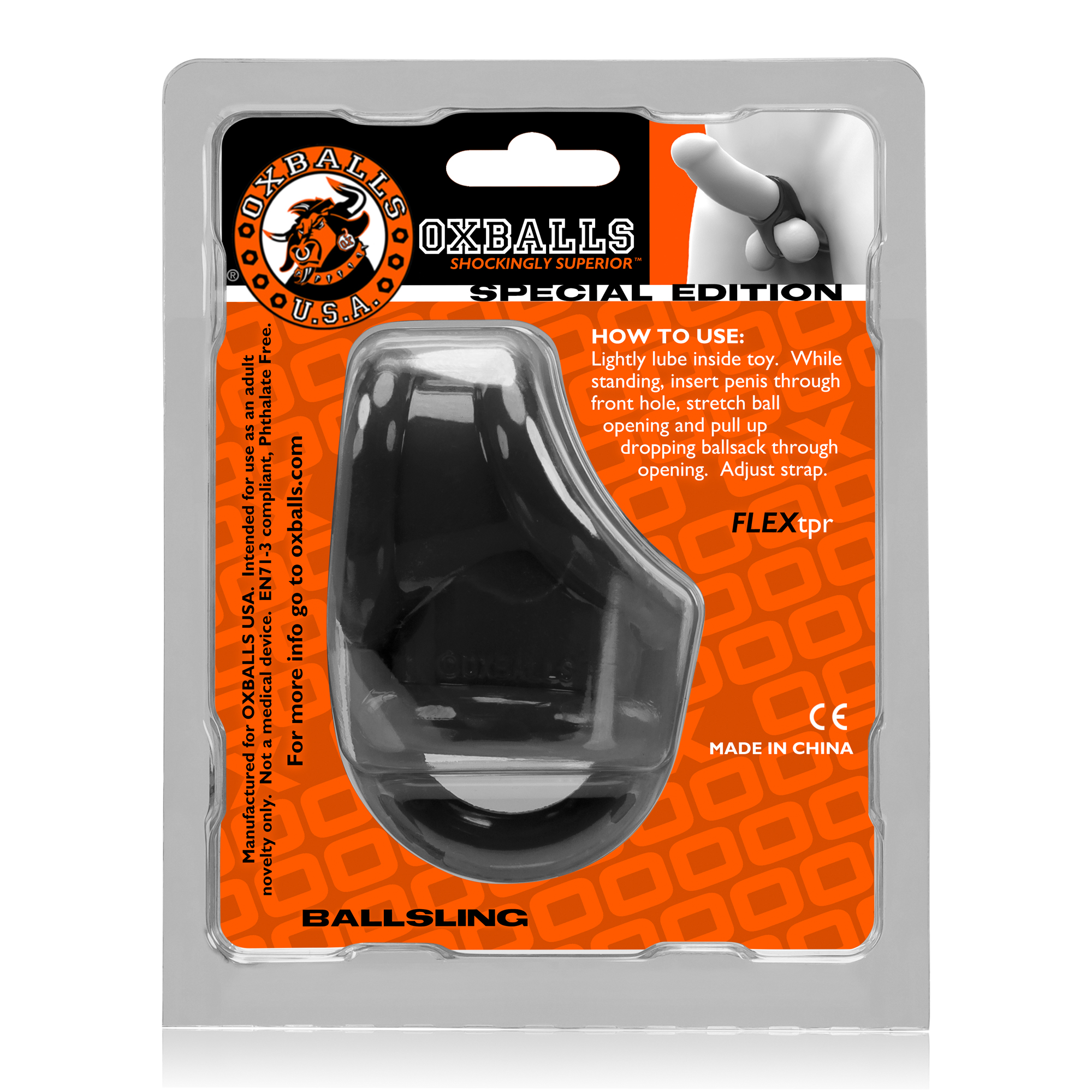 You asked for it and we delivered...introducing the special edition cocksling and ball-separator