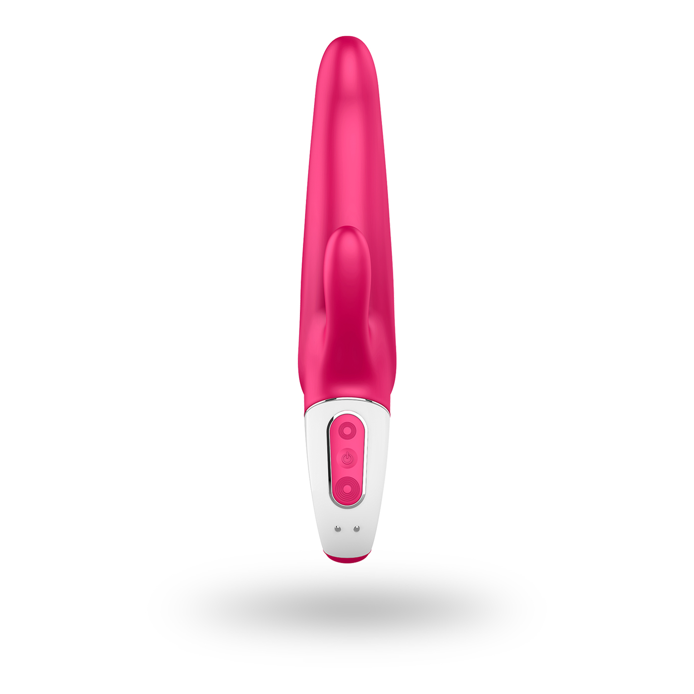Mr. Rabbit will still make you happy because it pampers you with unforgettable flights of passion. Its silk-matte surface and flexible shaft and clitoris stimulator made of skin-friendly silicone nestle elegantly against your curves. This way the 12 sparkling vibration programs reach all your favorite places with impressive power and pamper you both vaginally and clitorally - Mr. Rabbit is equipped with 2 powerful motors. When it comes to intense orgasms