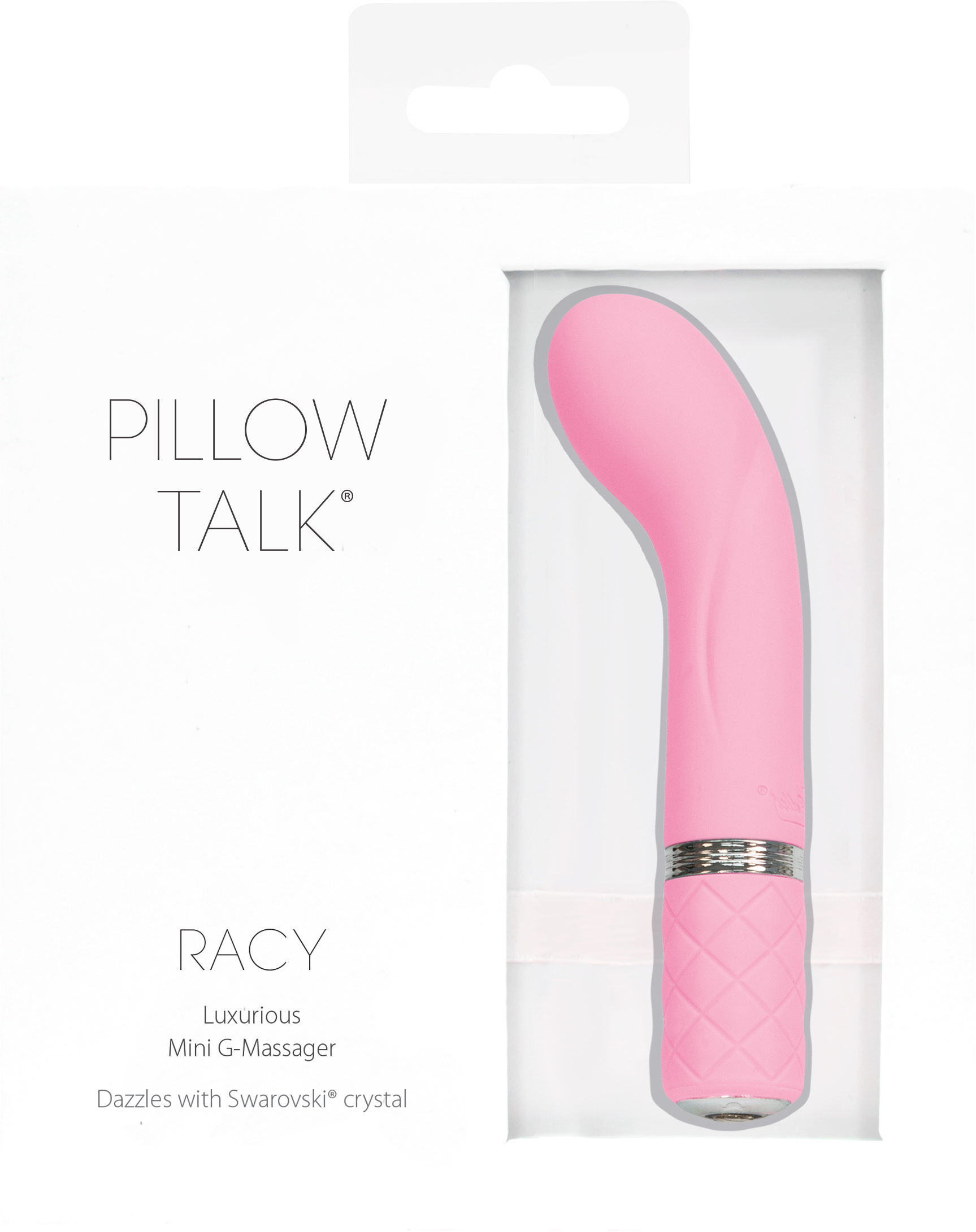 Racy by Pillow Talk offers unbelievable vibrations for external pleasure or G-spot stimulation.