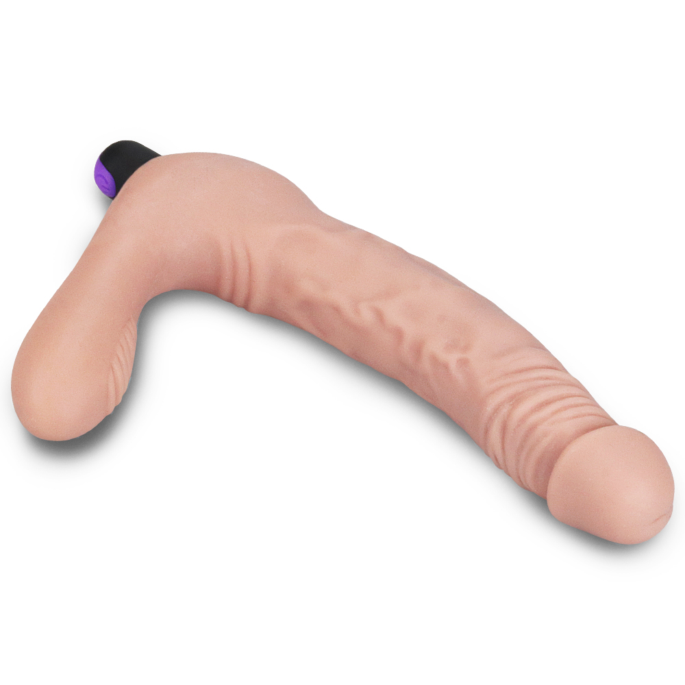 This completely Rechargeable strapless strap-on stays in place with an insertable probe that delivers delicious G-Spot stimulation to the wearer. Experience 3 speeds and 7 functions of vibration that'll leave you gasping.