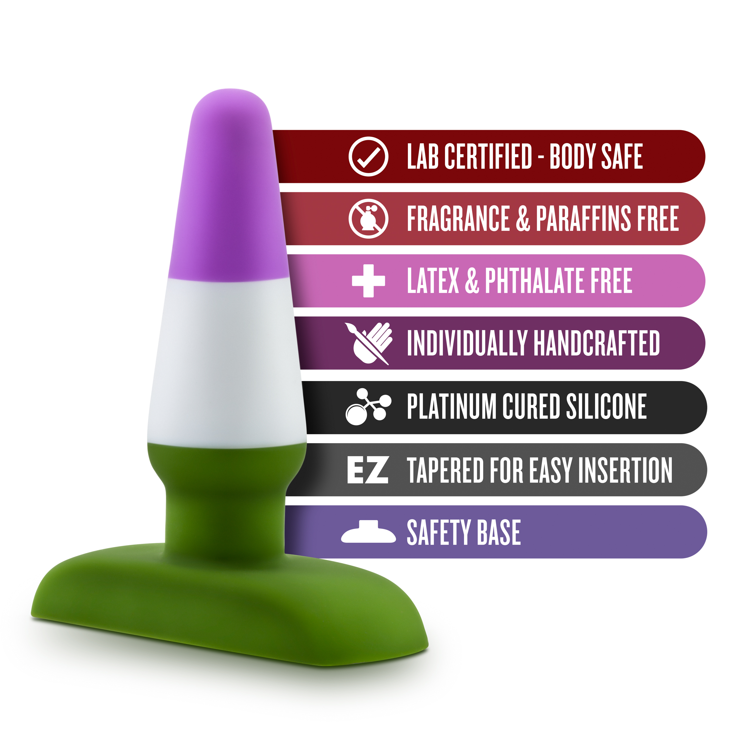 platinum cured silicone. They are non-porous