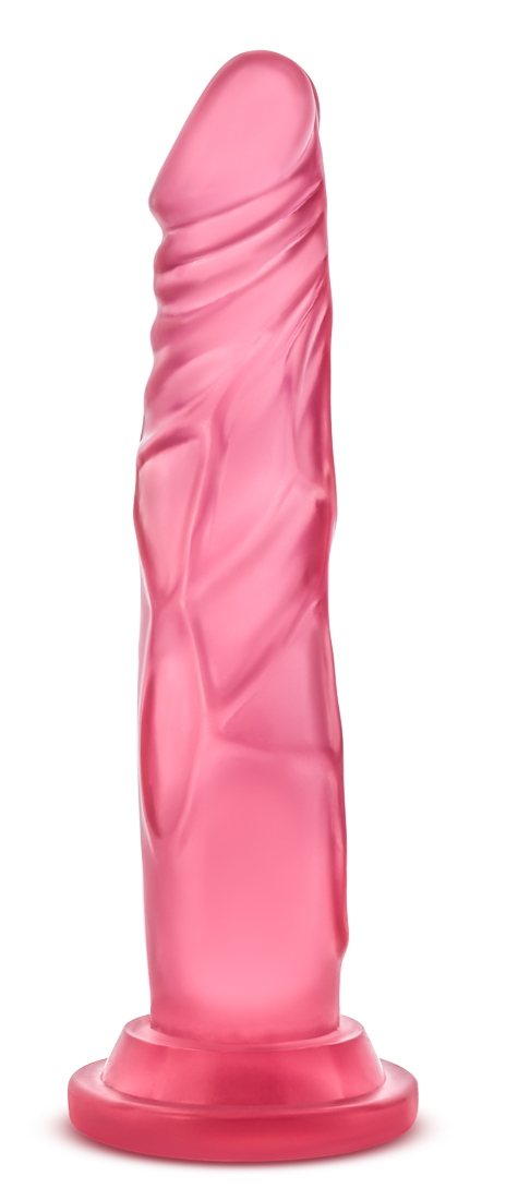 Blush Novelties Sweet n Hard 5 is a realistic dildo with a sturdy suction cup base that holds to any flat surface for solo time. Or partner up for strap-on harness fun! Sweet n Hard does not contain latex
