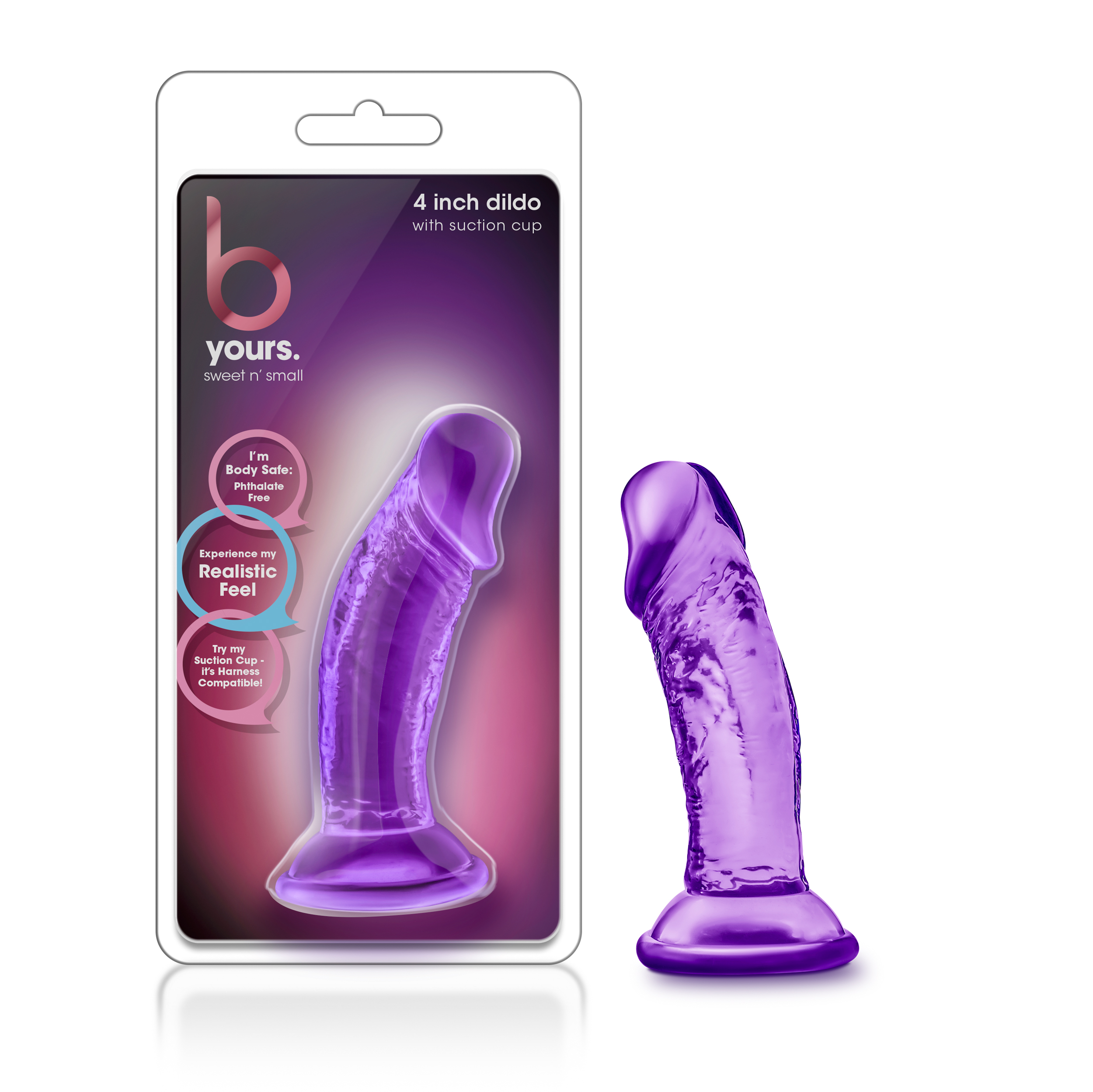 or wear it in a harness for sensual fun with your partner. Sweet n' Small dildos are made of soft PVC