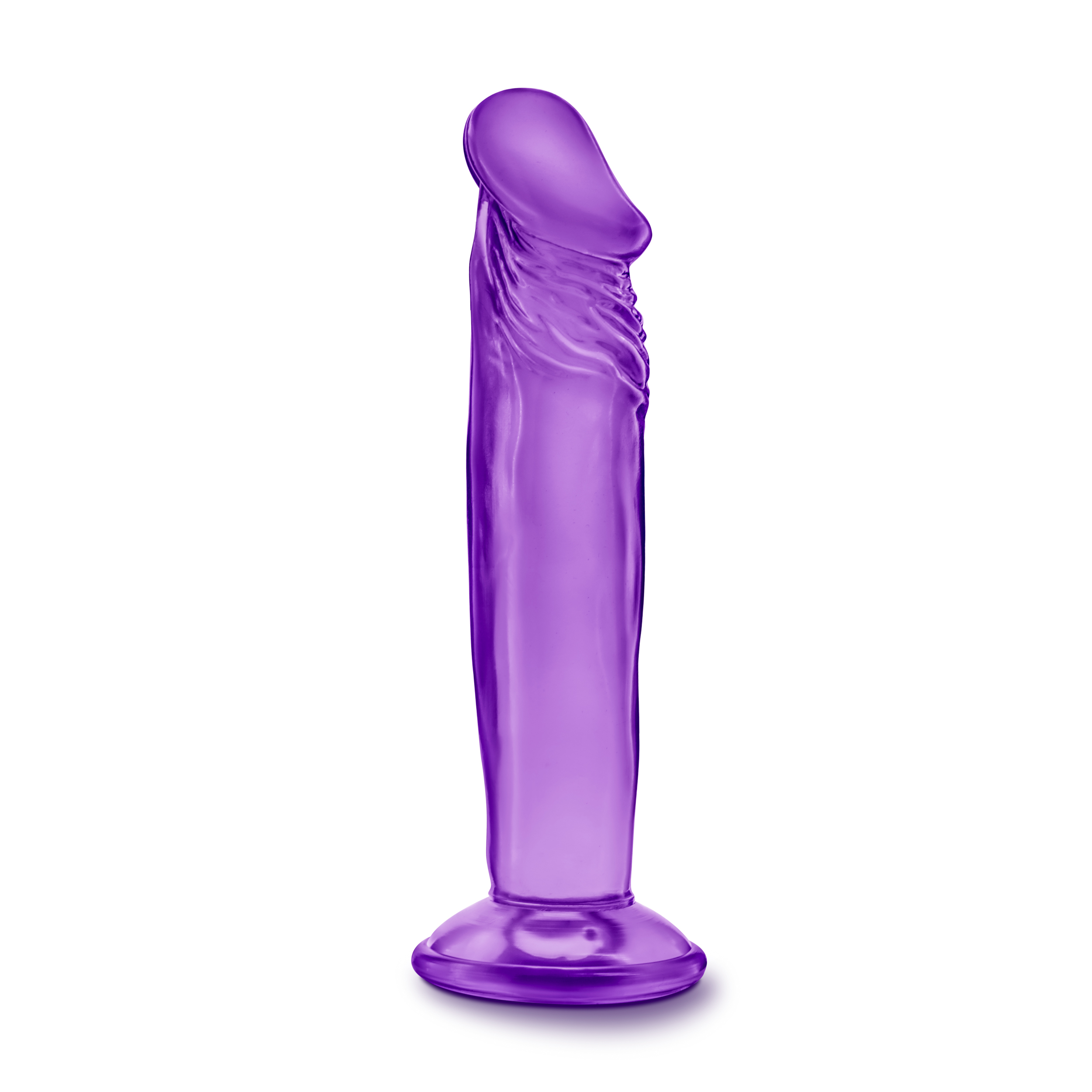Sweet n' Small 6 Inch Suction Cup Dildo delivers realistic stimulation in a brightly colored package! Perfectly sized for comfortable sensation