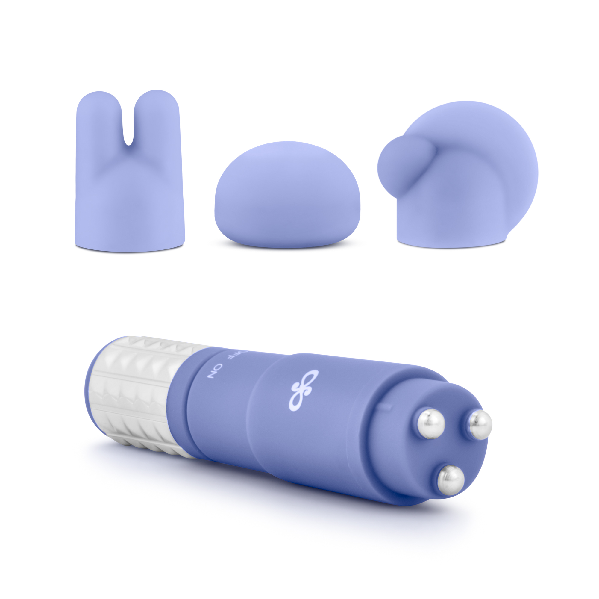 it's 3 point tip focuses precise vibrations on your body. With the attachments