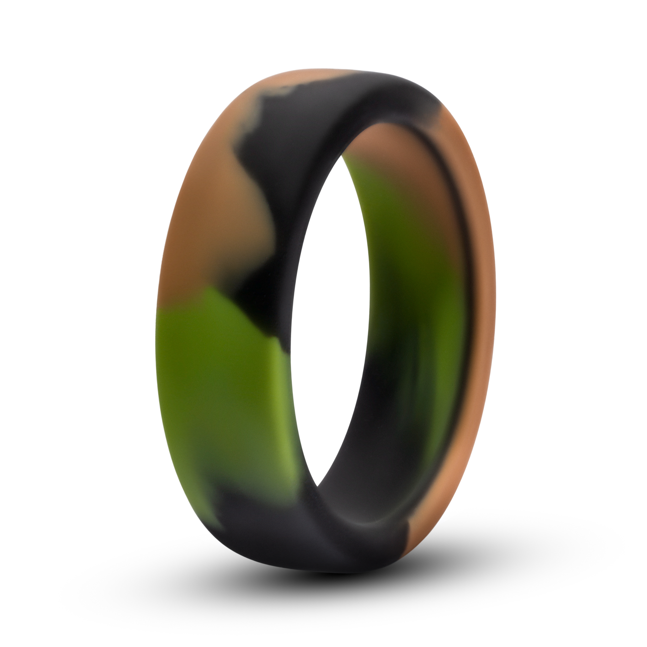 stretchy ring crafted for maximum comfort. The flat design fits around your shaft for no-slip performance. The Camo Cock Ring body safe