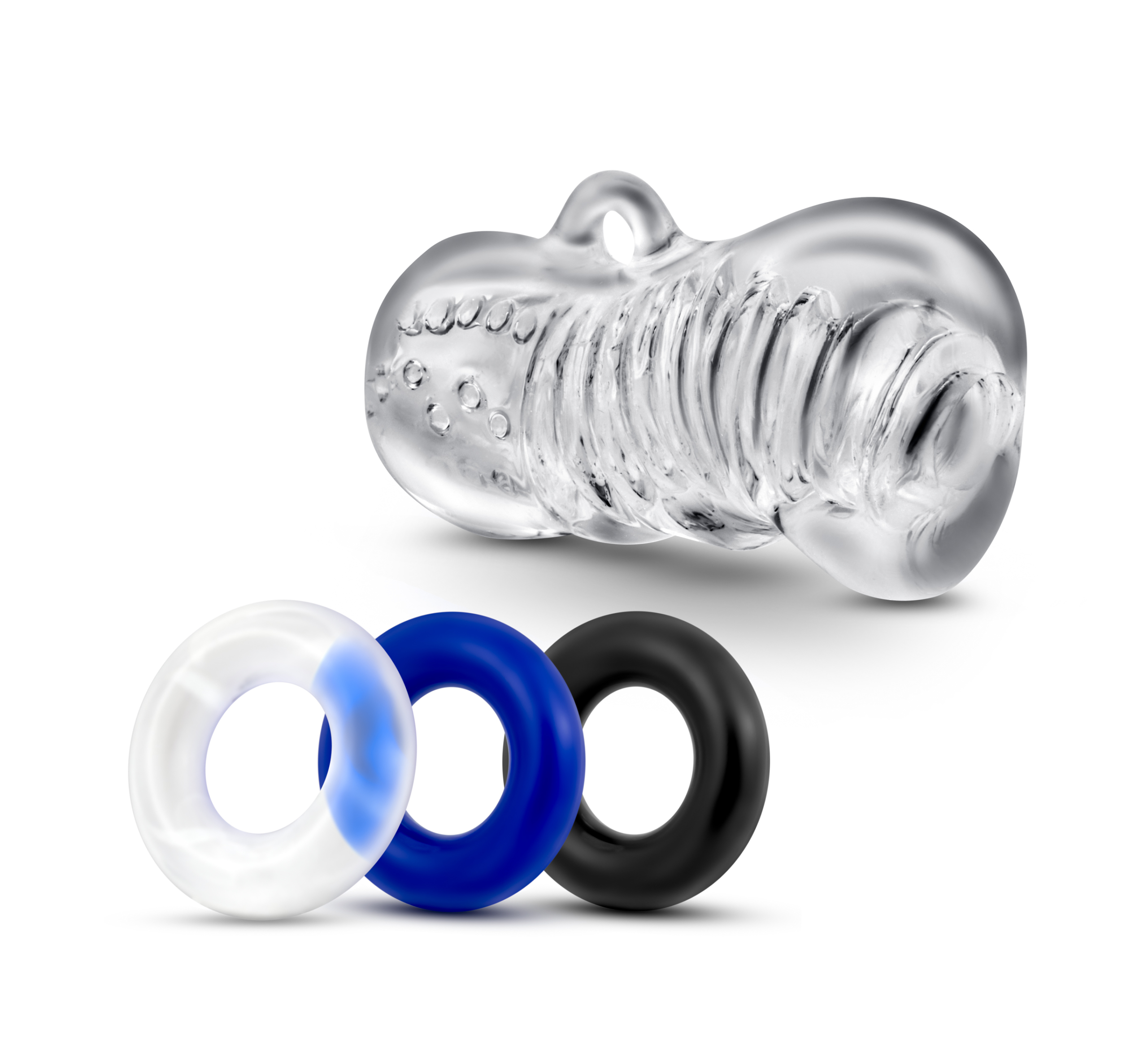 clear stroker heightens sensation during solo play-or have your lover watch you glide in and out. Made of lab-tested body safe materials