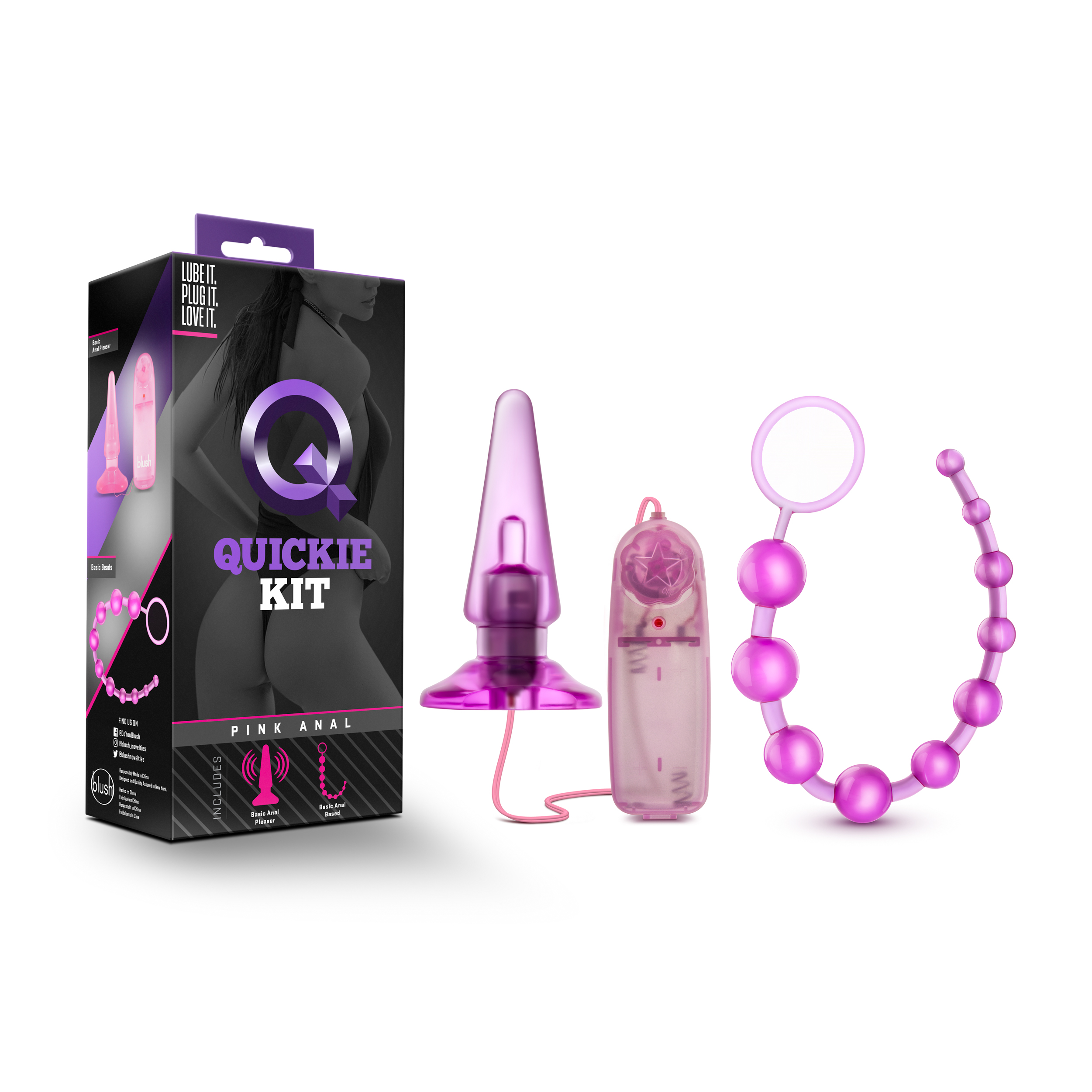 this plug is designed with a tapered tip that makes it a breeze to insert. And for deeper stimulation