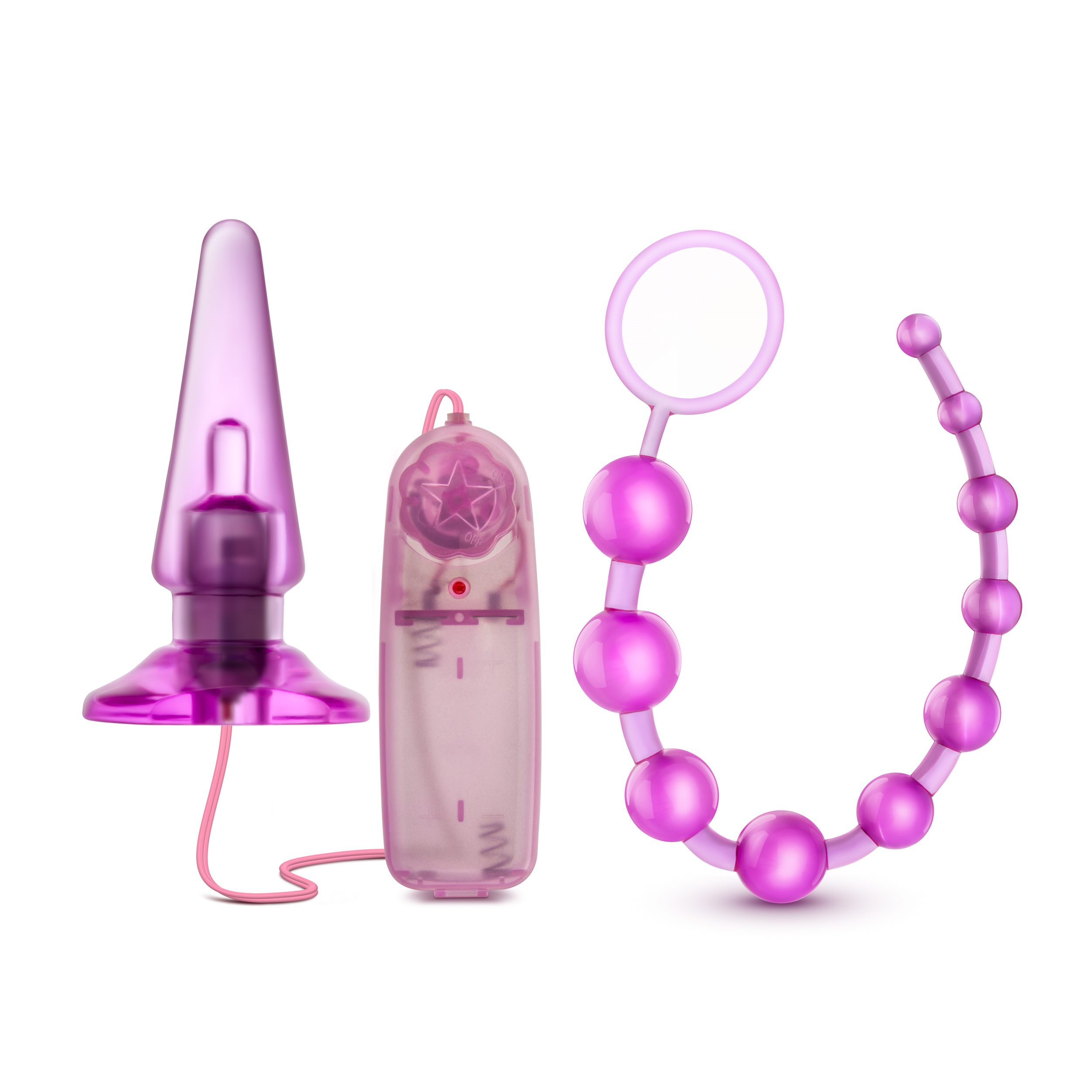The Quickie Kit - Pink Anal makes booty play comfortable and exciting. This kit delivers a soft