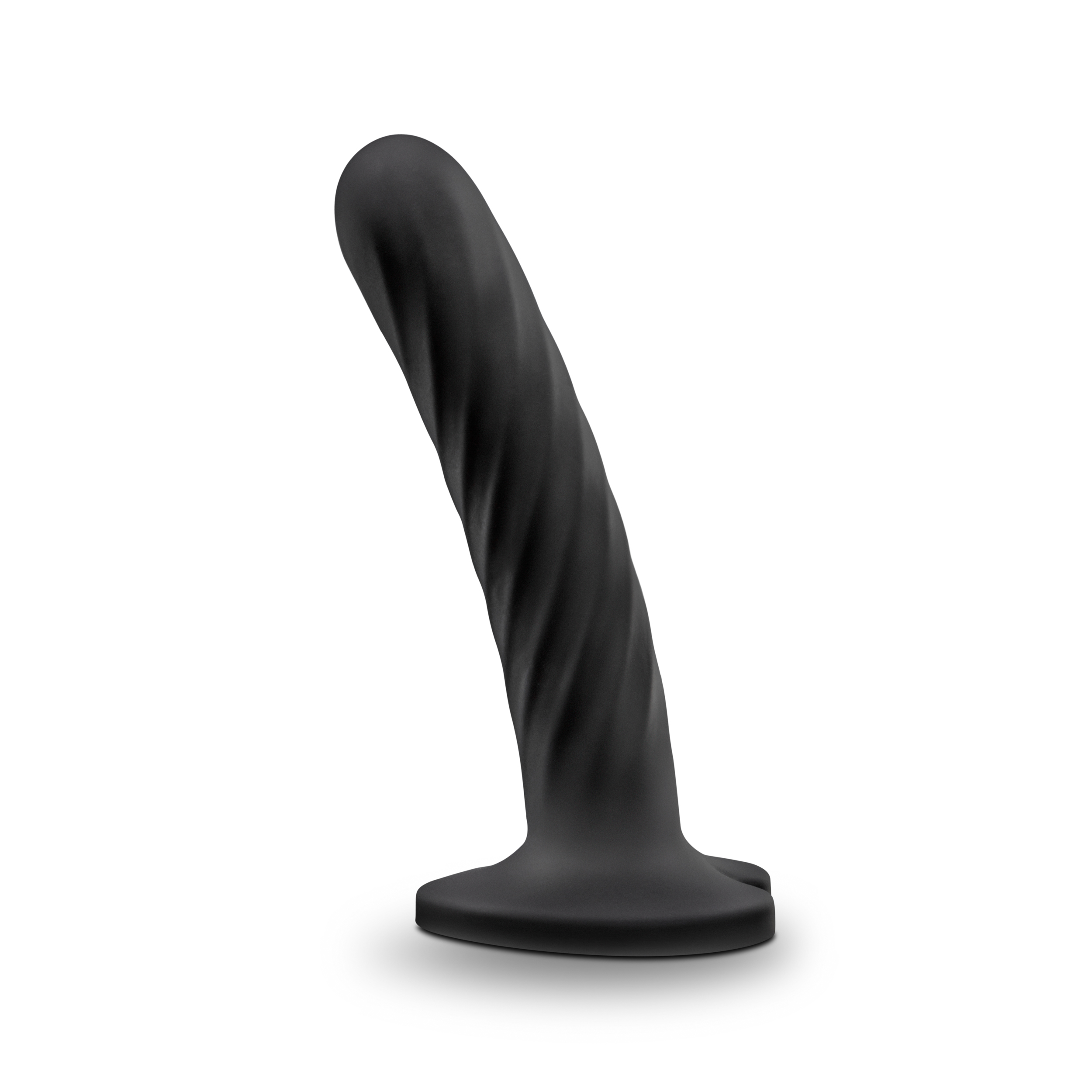The Temptasia Twist Medium delivers swirling texture that's perfect for gentle G-spot or anal canal stimulation! Its cute heart-shaped base includes a strong suction cup and is harness compatible. Either solo or with your partner