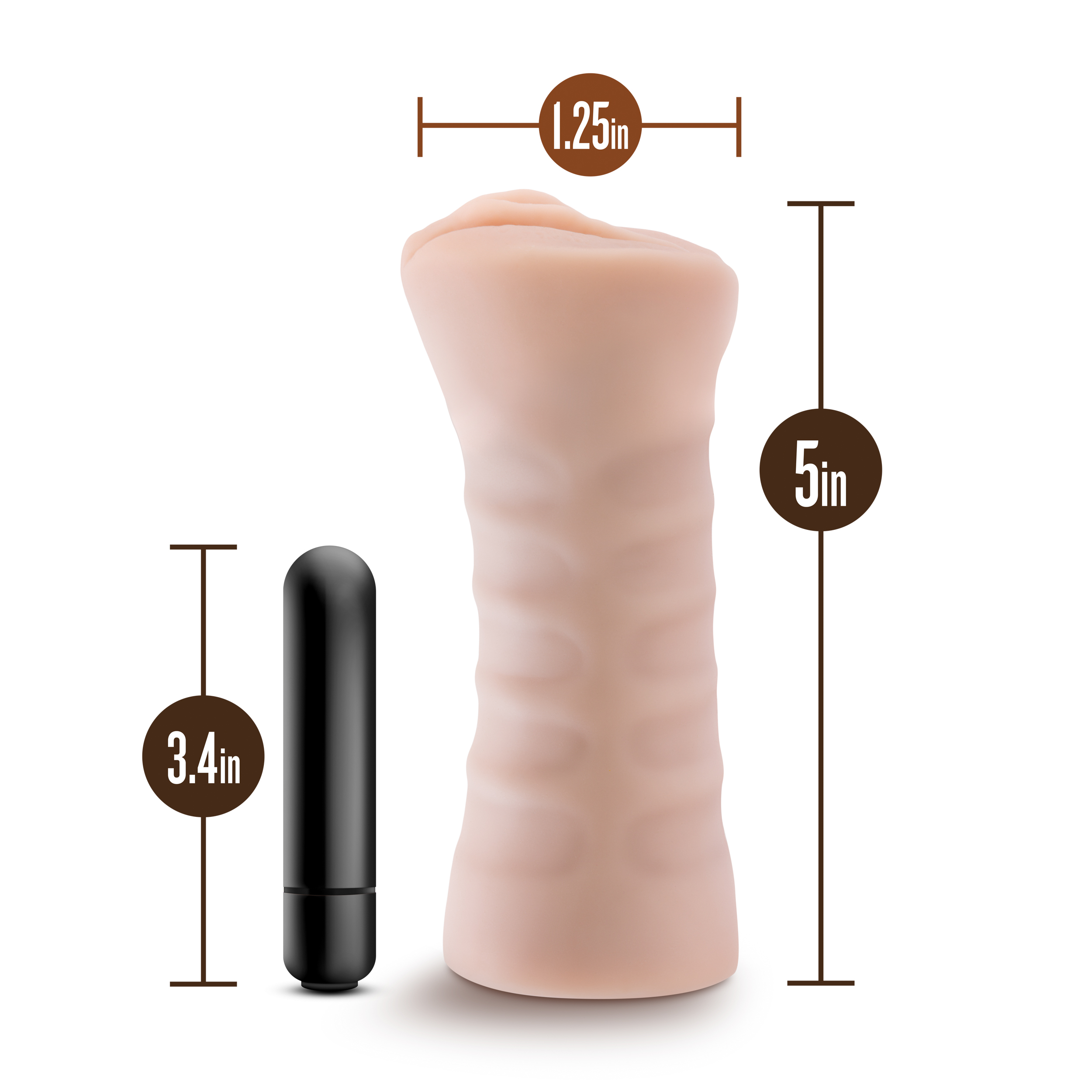 Waterproof Bullet Vibrator Heightens StimulationEASY - Open End Ensures Rain Is Easy to Clean and Care ForPEACE OF MIND - Made of Body Safe TPE. Contains No Phthalates