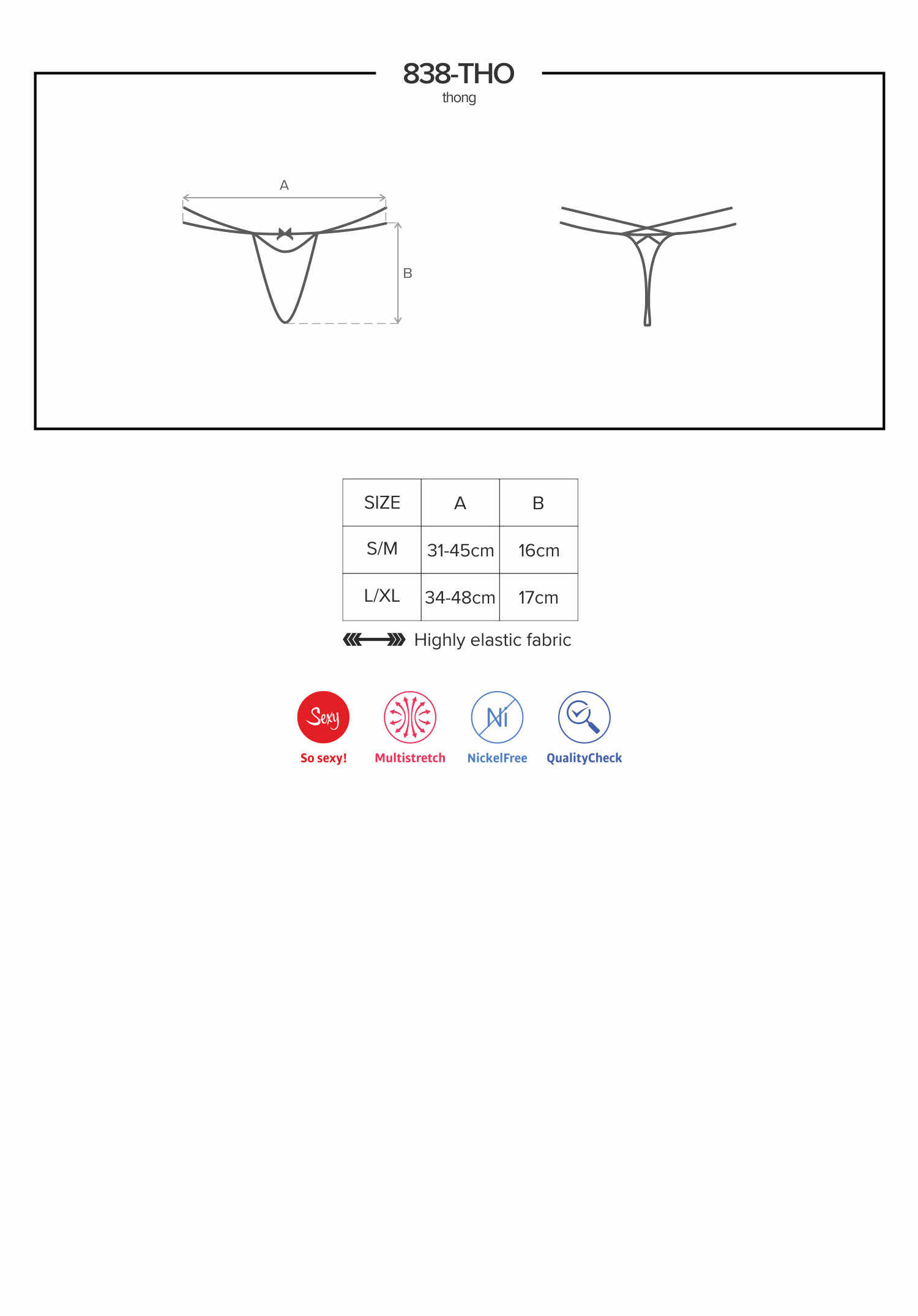 Thong 838 Red - Image 5