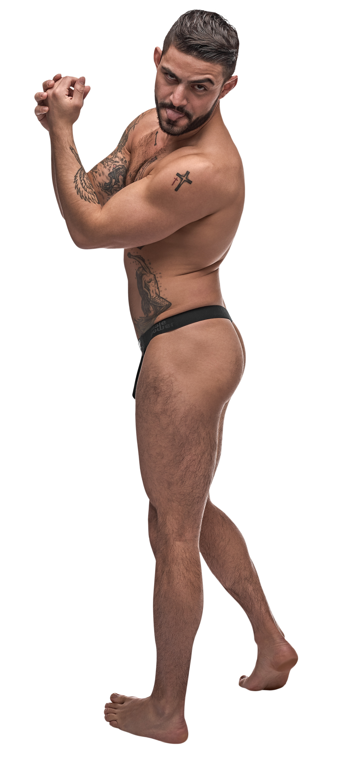 this style includes: A rip off thong featuring a breakaway front pouch with velcro tabs