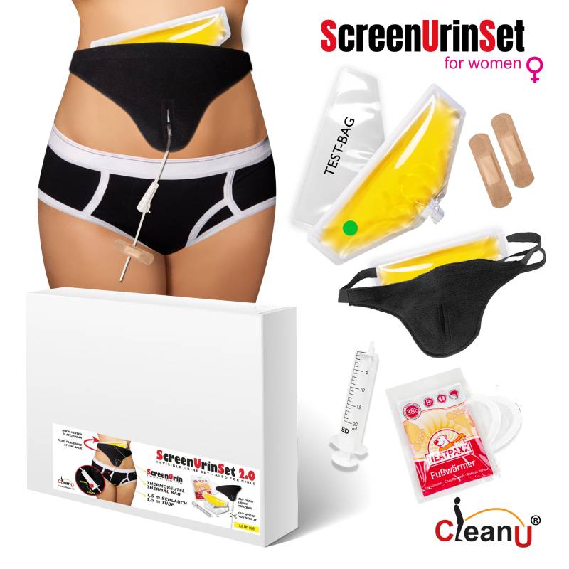 Guide to warming up the urine sachets: