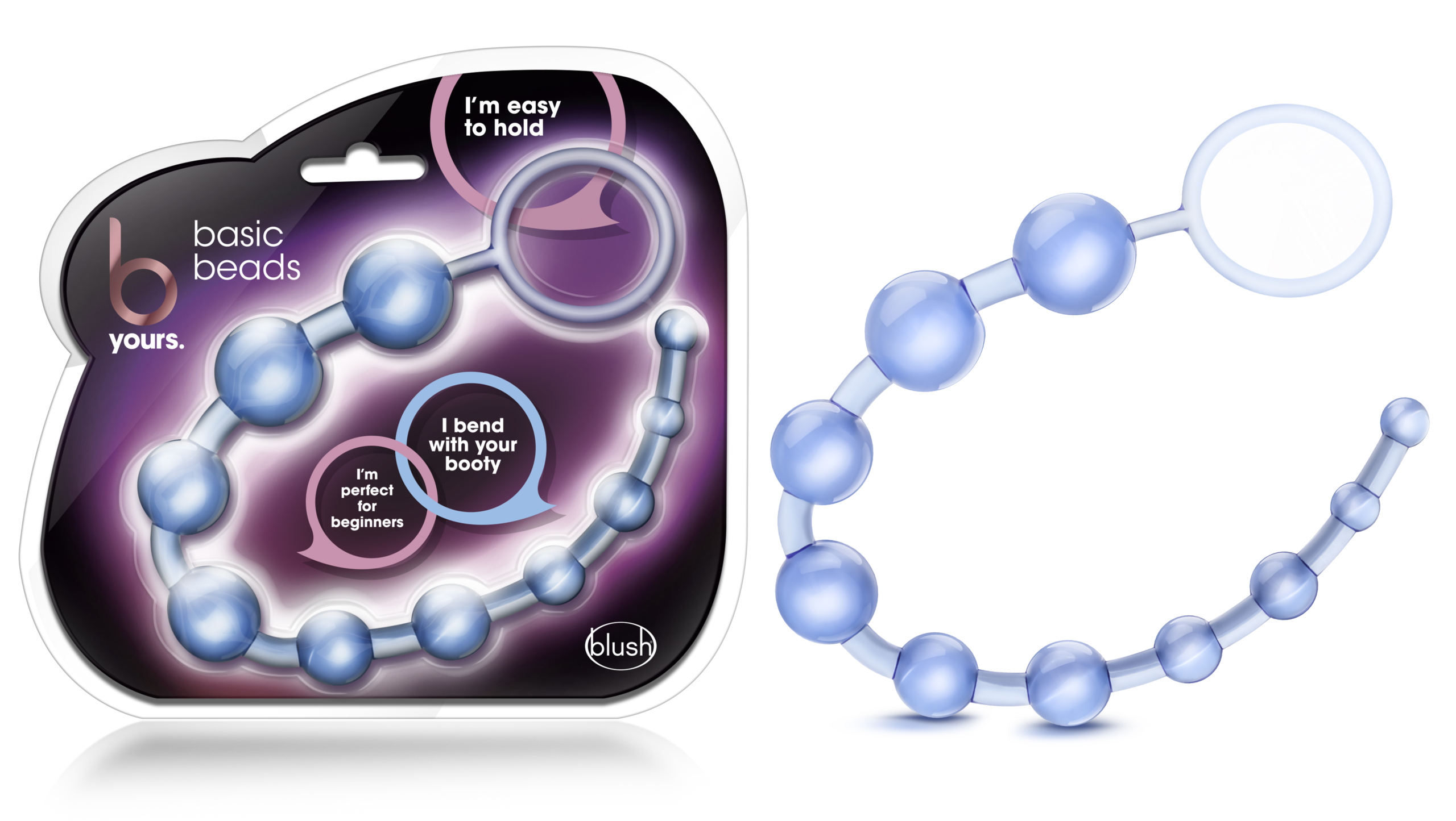 you'll want to go all the way with these! Blush Novelties's Basic Anal Beads are made of a durable