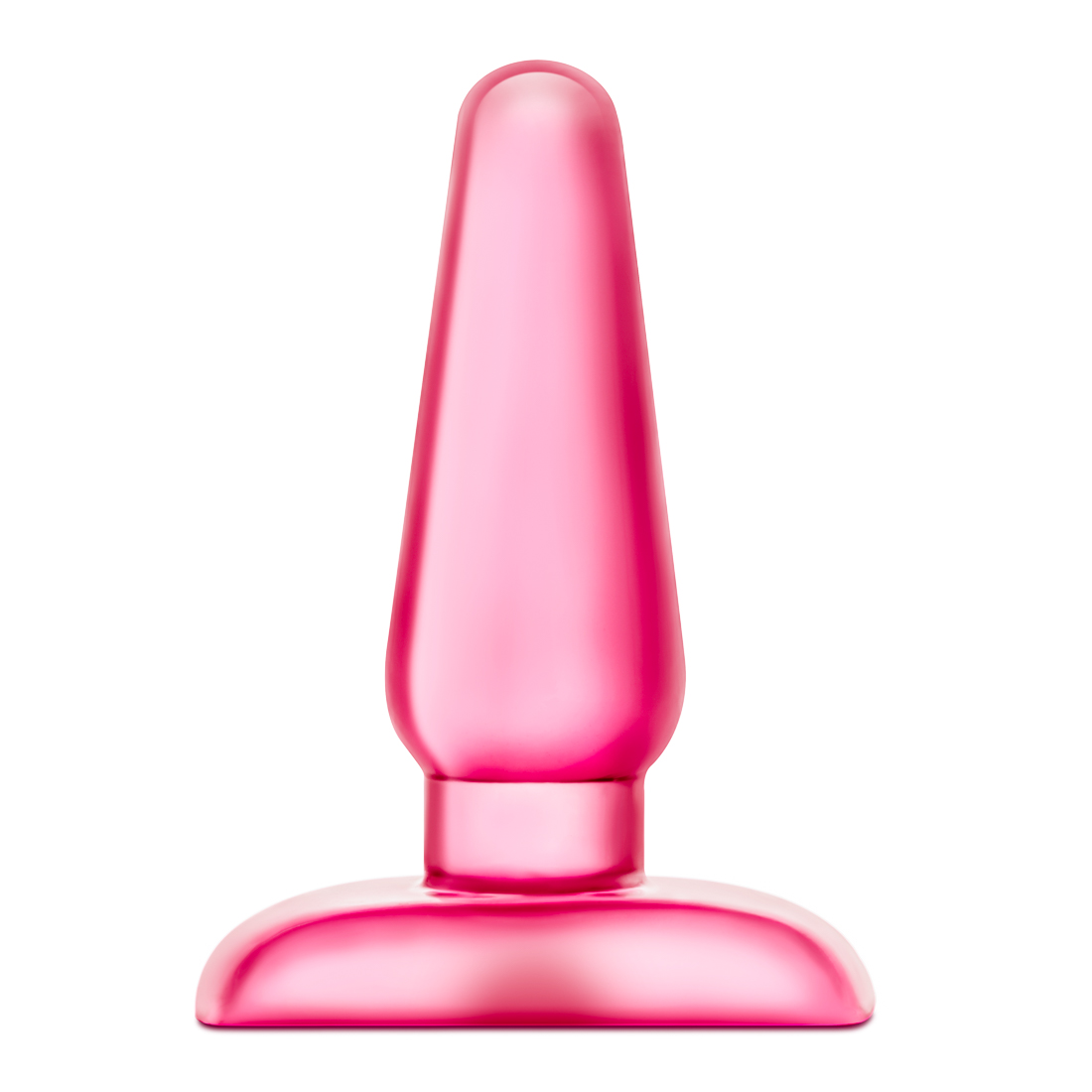 Please and tease your rear entry with the Eclipse Pleaser. If you're looking to take your anal play to the next level: Eclipse Pleaser's tapered shape will fill you up and get you ready for the main event. Just lube up and enjoy the sensation. The tapered design ensures that the plug stays put and the base makes removal simple! Made of PVC